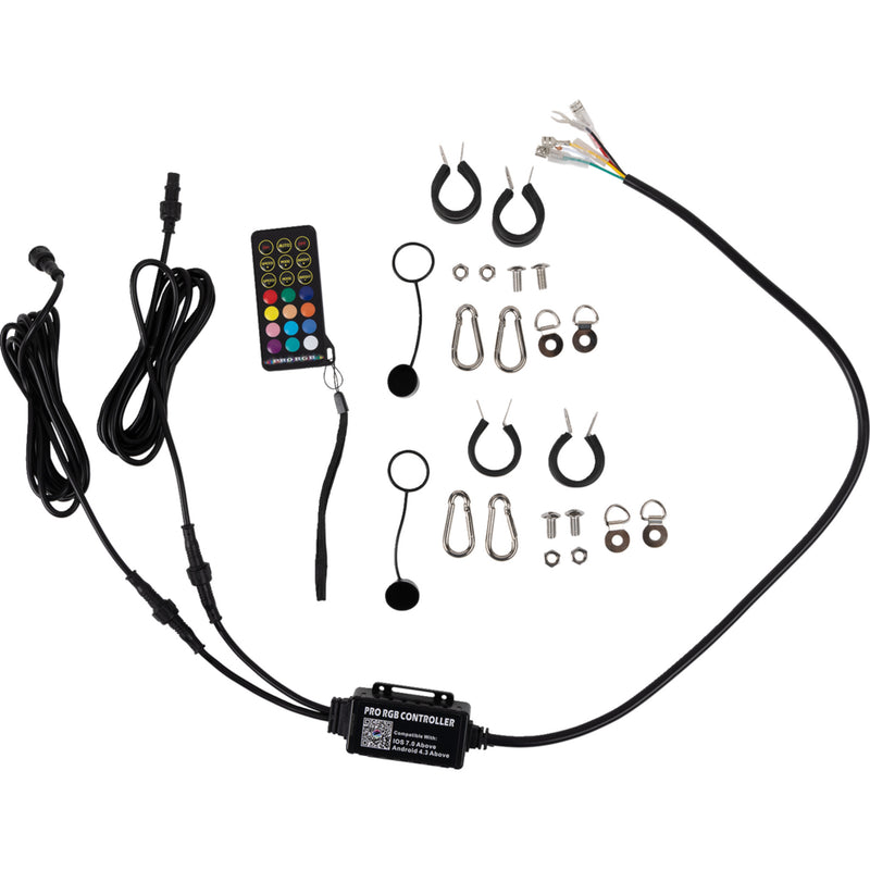 MOOSE OFFROAD 2040-3161 QD-COBBTR-122-PU Quick Disconnect Whip Light 2'