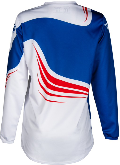 Fly Racing 378-222YL 378-222YL YOUTH F-16 JERSEY RED/WHITE/BLUE YL