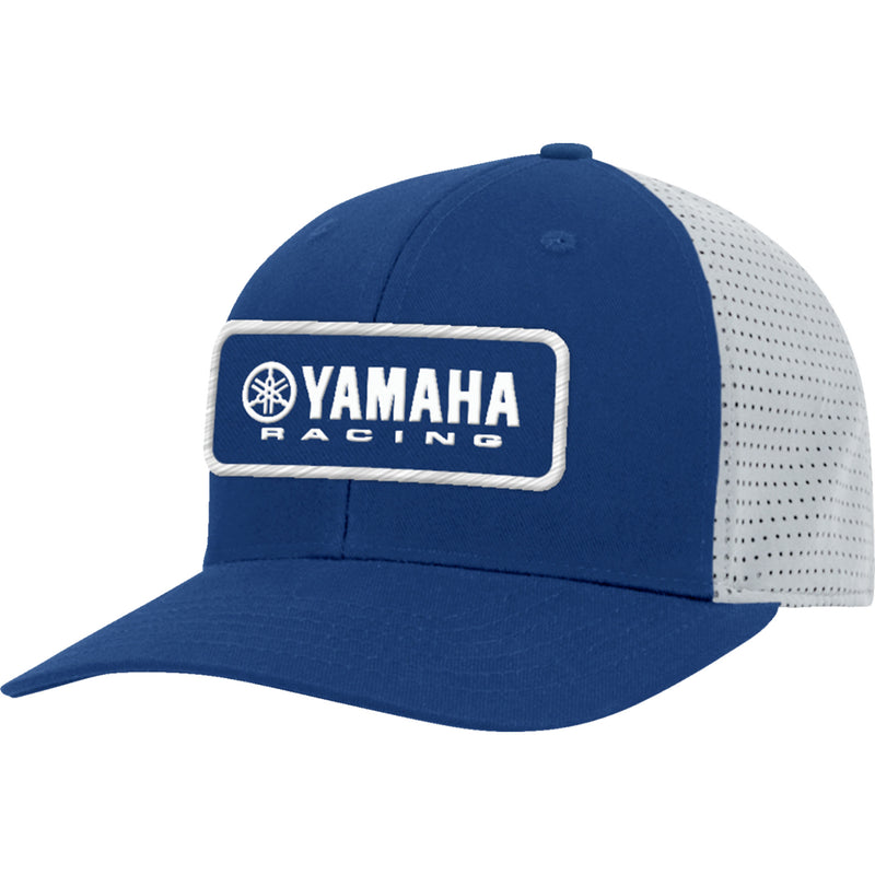 YAMAHA APPAREL 2501-3964 NP21A-H3243 Yamaha Racing Hat Yamaha Racing Velcro Hat - Blue/White