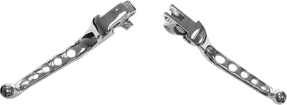 Harddrive 820-54306 053523 5-HOLE LEVER SET CHROME BIG TWIN 07-UP