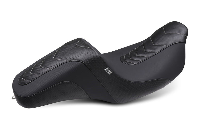 Mustang Squareback Seat - 76322GM For Harley Touring 2008-2025