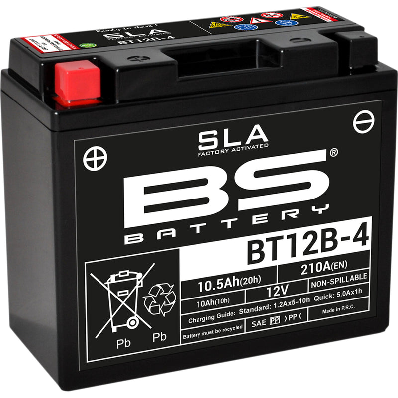 Bs Battery BT Battery - 300643 For Ducati Motorcycles 2000-2025 | Benelli Tornado 2002-2006 | Aprilia SportCity 125 Cube 2009