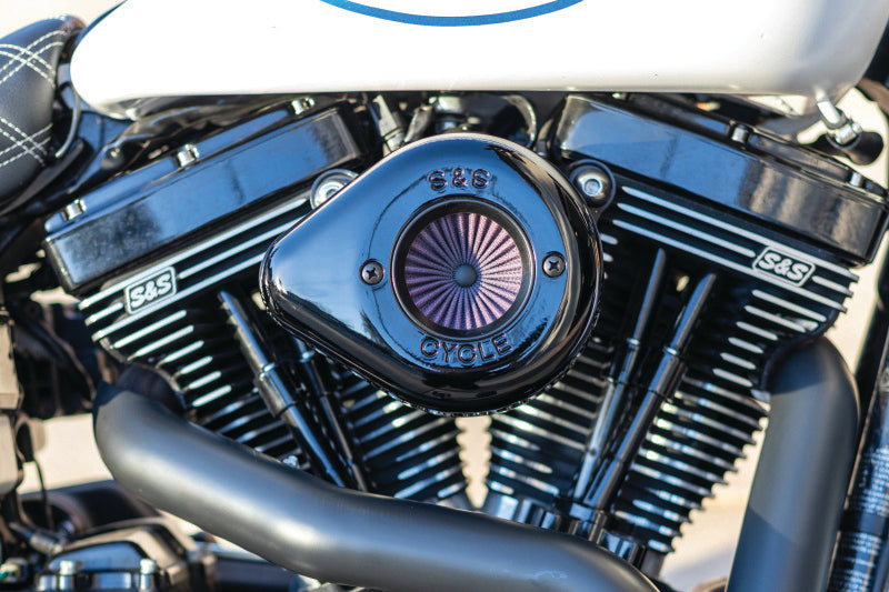 S&S Cycle 170-0722A 01-17 BT Stealth Air Stinger Kit W/ Gloss Black Teardrop - User 1