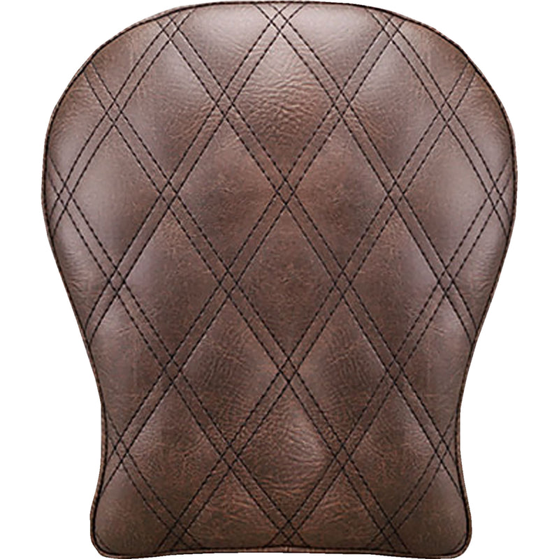 Saddlemen Detachable Pillion Pad Lattice Stitched Brown 9" - SA1027