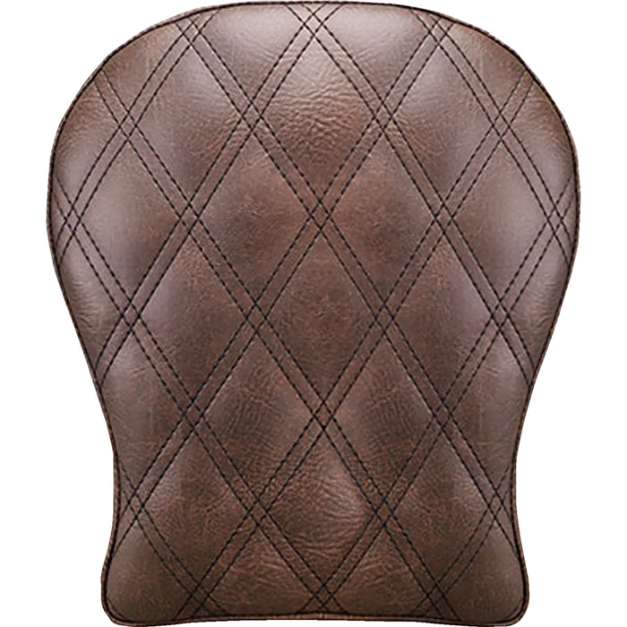 SADDLEMEN 0807-0199 SA1027 Detachable Pillion Pad lattice stitched - brown