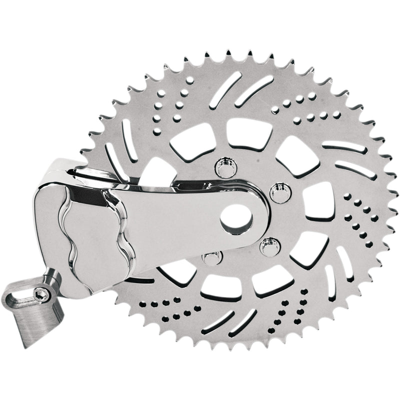 HAWG HALTERS 1210-0111 RKSBLCC351 Sprocket 4-Piston Brake Caliper Kit Sprocket Brake Caliper - Left - Chrome
