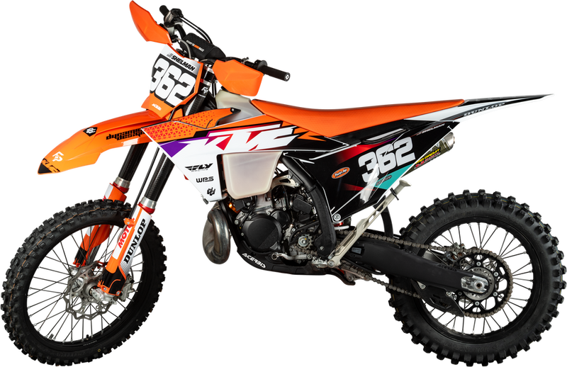 Fire Power Carbon Fiber Fork Shield Lower 52 MM X 260 MM - 567-1910 For Beta Dirt Bikes 2010-2023 | Sherco Dirt Bikes 2017-2022