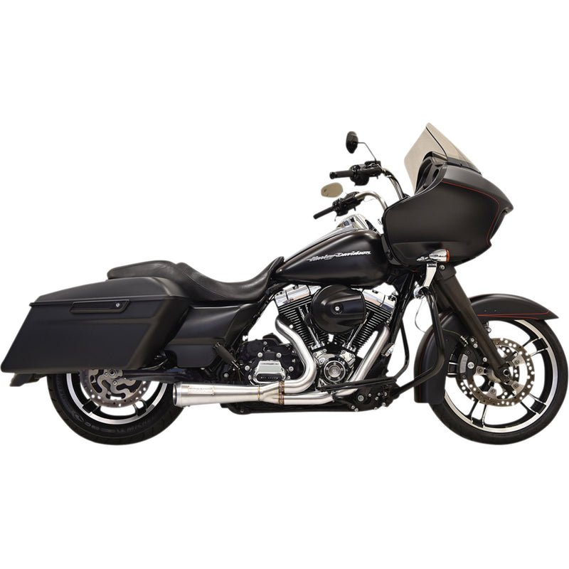Bassani Xhaust Road Rage 2-Into-1 Exhaust System - 1F52SS For Harley Touring 1995-2016