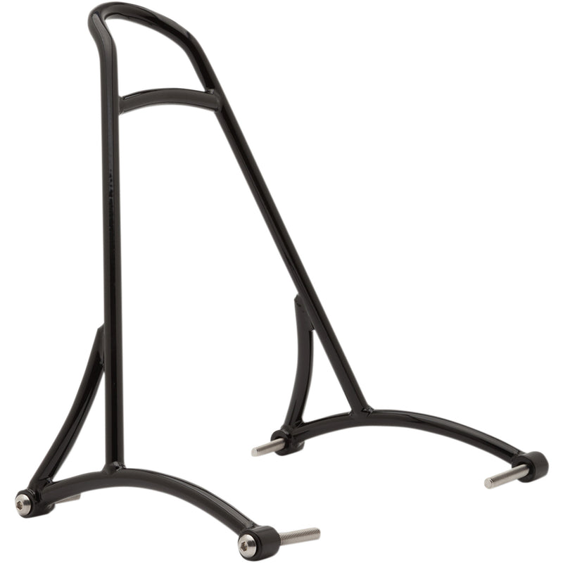 BURLY BRAND 1501-0587 B13-1504B Short Sissy Bar - Black - Dyna