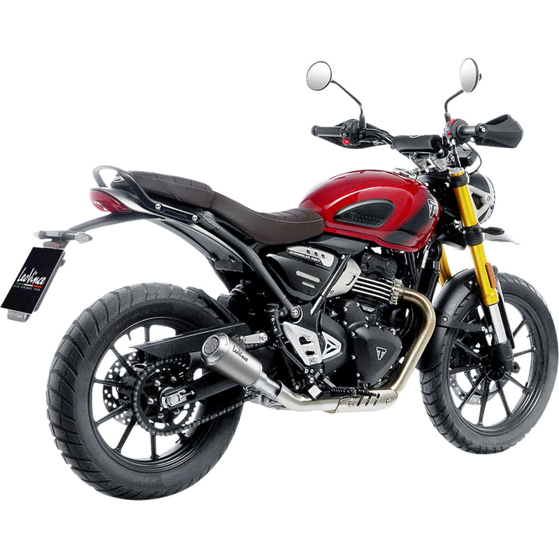 Leovince LV-10 Muffler - 15268U Triumph Scrambler 400 / Speed 400 2024-2025