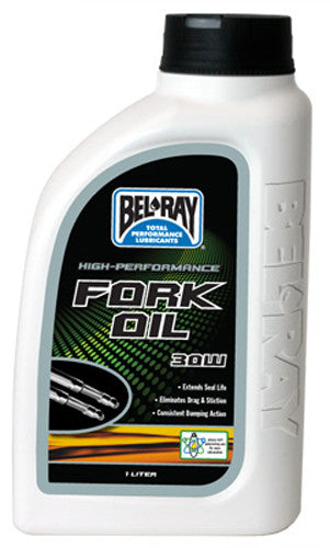 Bel-Ray High-Performance Fork OIL 30W 1L - 99350-B1LW For Ducati Motorcycles 2012-2018 | Triumph Motorcycles 2012-2018 | Suzuki Motorcycles 2012-2018