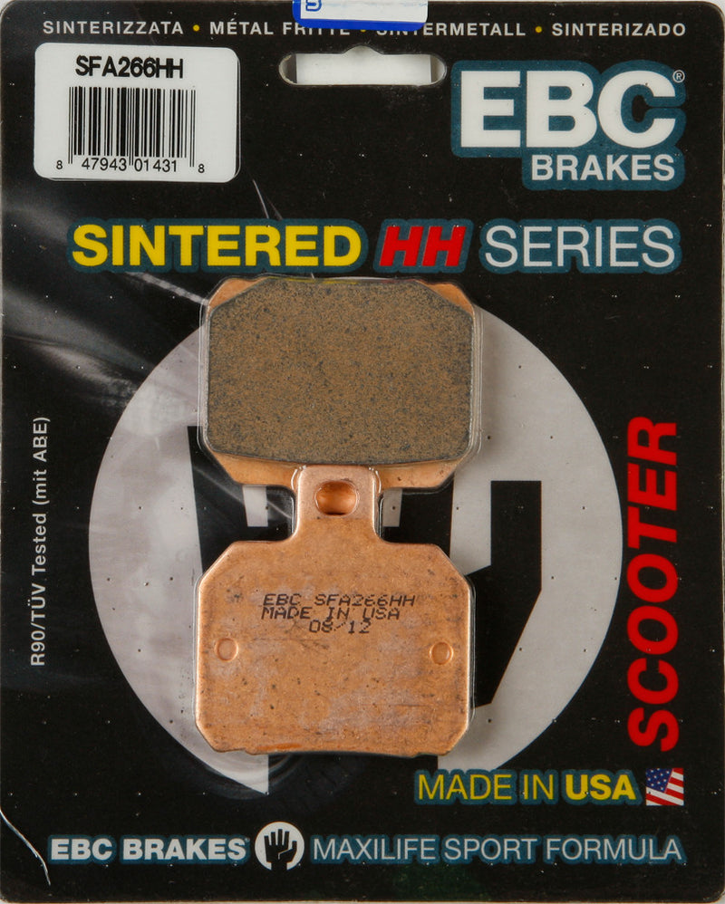 Ebc 153-266H SFA266HH BRAKE PADS SFA266HH DOUBLE-H SINTERED