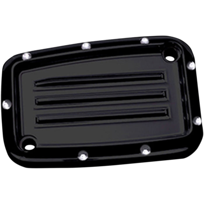 COVINGTONS 0610-1959 C1176-B Master Cylinder Cover - Master Cylinder Lid - Brake - Front - Dimpled - Black