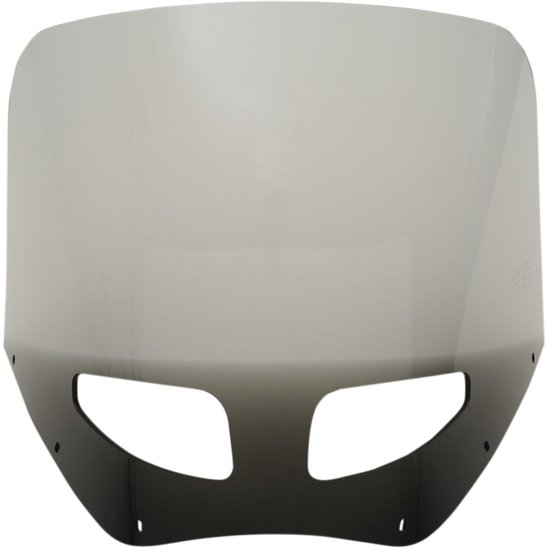 MEMPHIS SHADES 2350-0463 MEP87512 Road Warrior Windshield — Includes Vent - Vented - Black Smoke - 13"