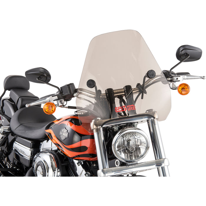 SLIPSTREAMER 2313-0002 S-06-A-C-M S-06 Spitfire Sport Shield Spitfire Windshield - 15" - Smoke