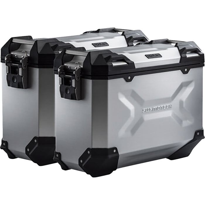 SW-MOTECH 3580-0400 KFT.01.400.70001/S TRAX ADV Aluminum Case System silver - honda cb/cbr/nx 500 '13-'24