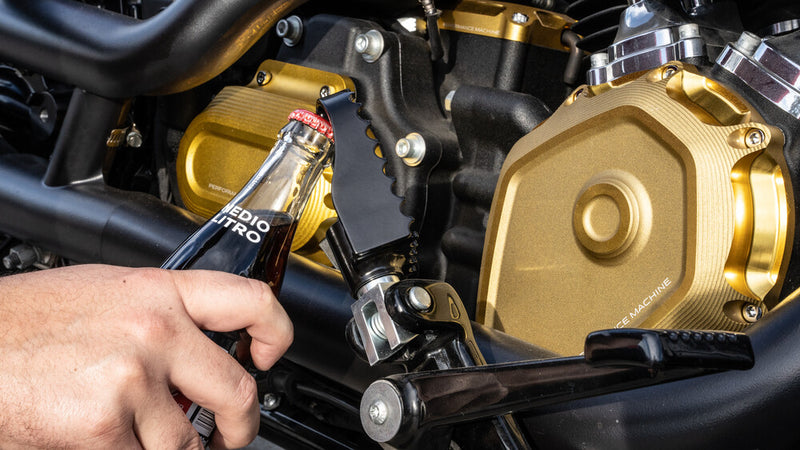 Burly Brand MX Style Footpegs Black - B13-1009B For Harley Motorcycles 1997-2024 | Yamaha Watercraft 1998-2004