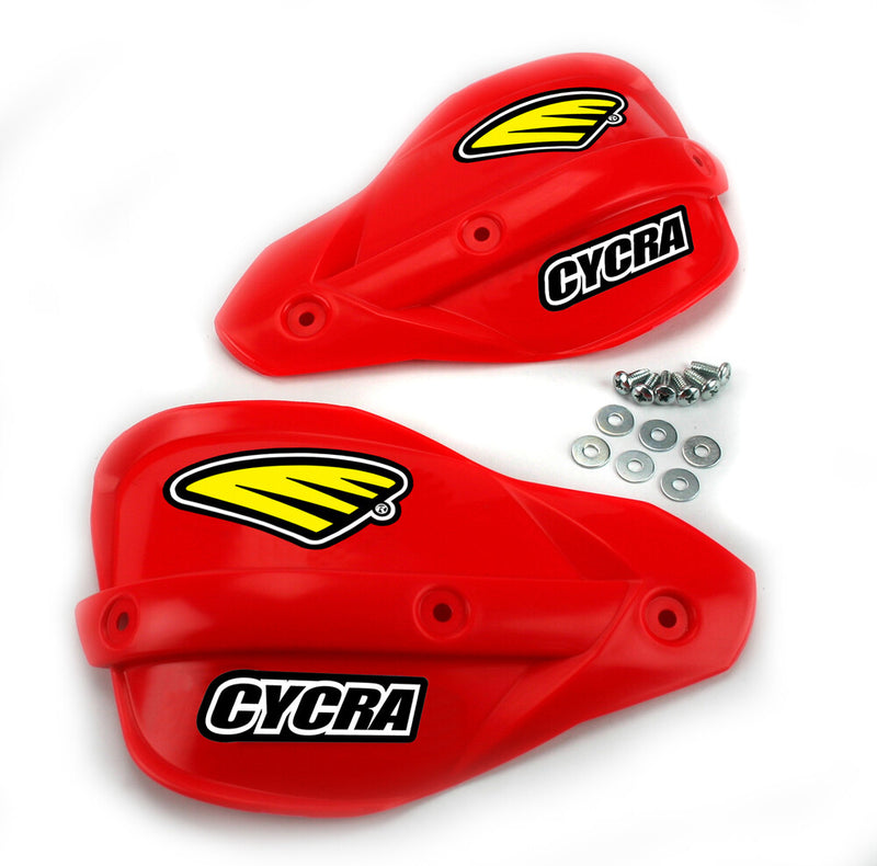 Cycra 714-1182 1CYC-1015-32 PLASTIC REPLACEMENT SHIELDS RED