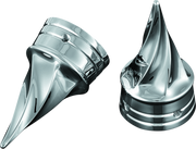 Kuryakyn 1219 Twisted Axle Caps Chrome - Photo - Primary