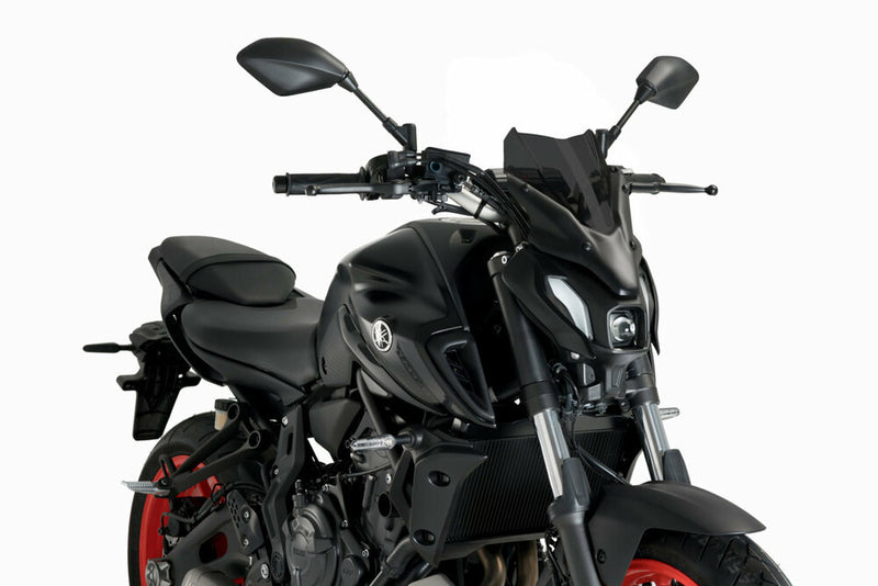 Puig Hi-tech Parts 561-20618D 20618F WINDSCREEN NAKED NEW GEN SPORT DARK SMOKE YAM