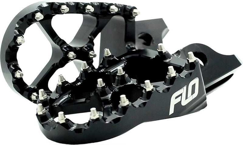 Flo Motorsports PRO Series Foot Pegs Black - FPEG-795-4BLK For Beta Dirt Bikes 2021-2025 | KTM Dirt Bikes 2023-2026
