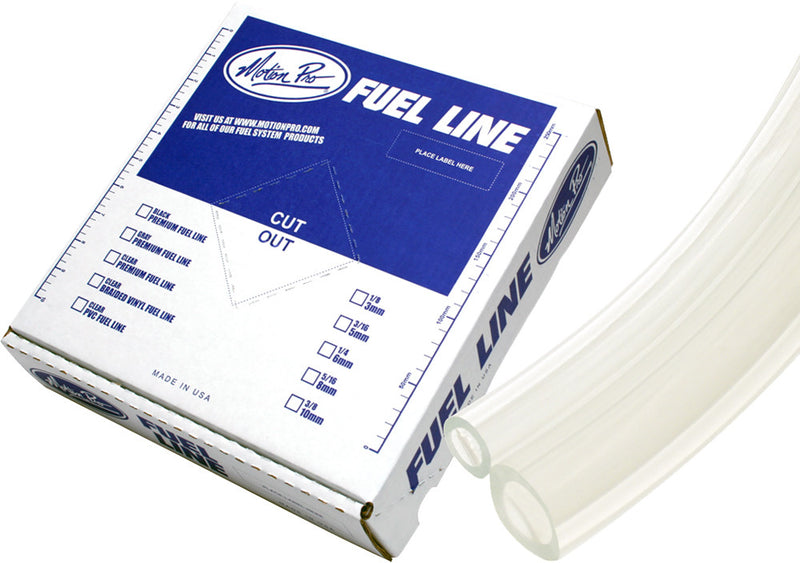 Motion Pro Premium Fuel Line Clear 3/16"X25'