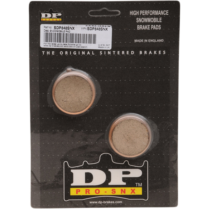 DP BRAKES SDP-848SNX SDP848SNX SDP Pro-SNX HH+ Sintered Brake Pads HH+ Brake Pads - SDP848NX