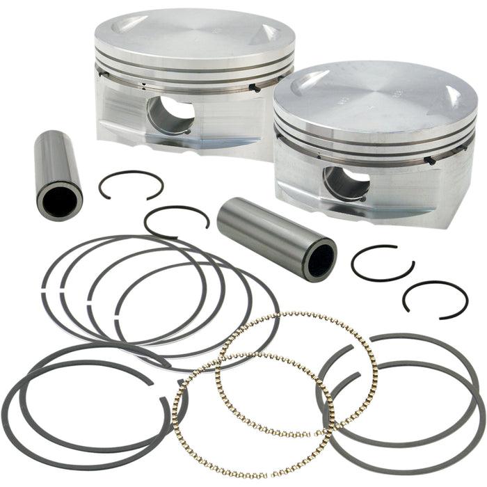 S&S CYCLE 0910-2142 106-4416 Piston Kit for S&S Motors - for 106" Big Bore Kit - 3.927" - +.010