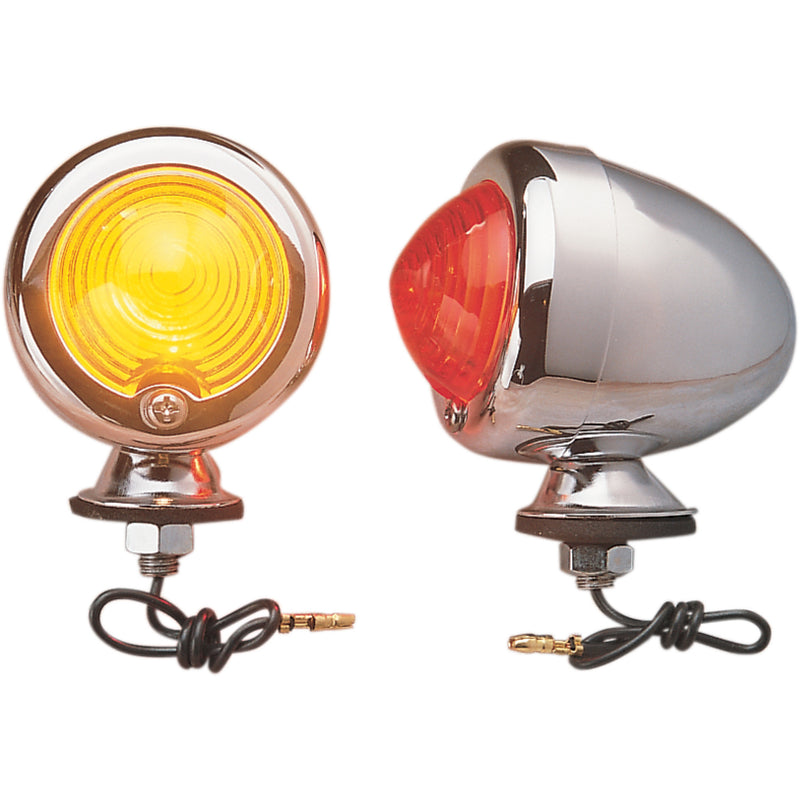 DRAG SPECIALTIES DS-280061 Bullet Marker Lights — Lens Replacement Red Lens for Bullet Light