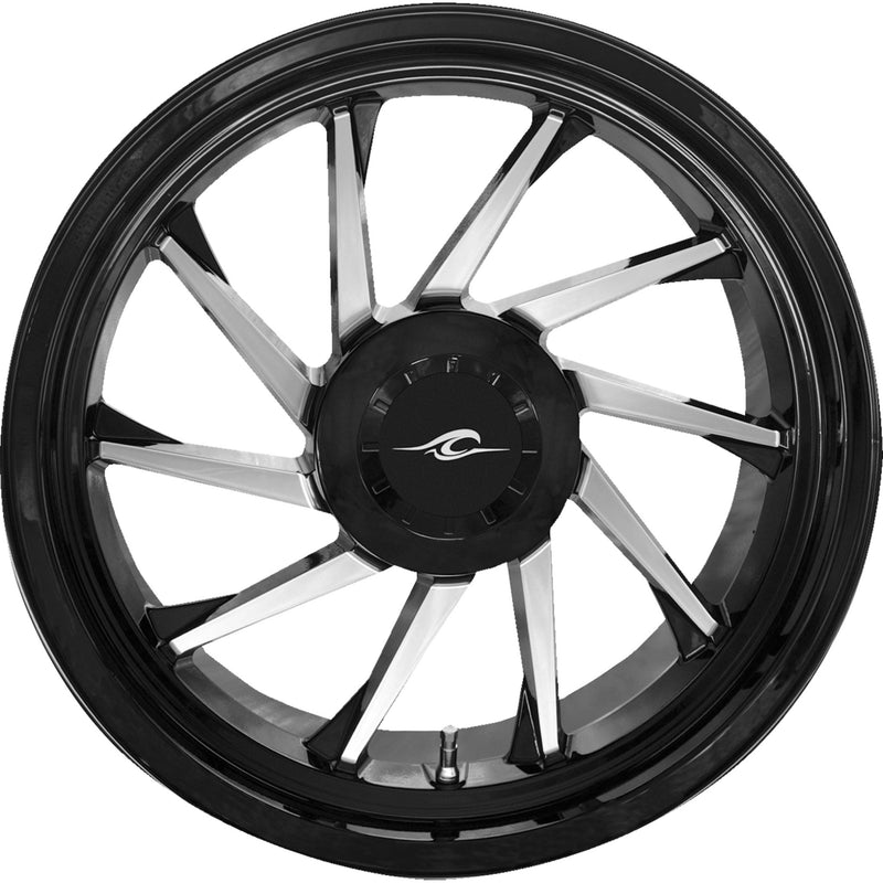 Coastal Moto Hurricane 3D Wheel - 3D-HURL-187T-BC For Harley Touring 2009-2025