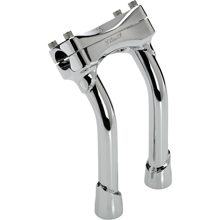 BILTWELL Murdock O/S Riser Risers - Oversized Pullback Chrome