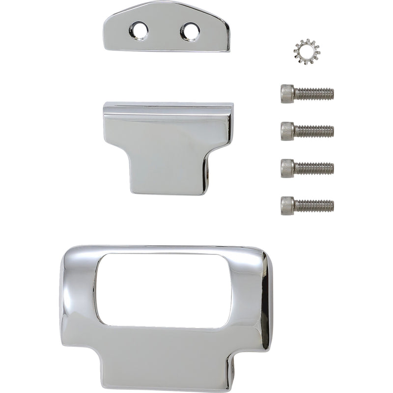 LA Choppers M8 Softail Gauge Mount For Performance Risers Single Chrome Softail - LA-7397-00C For Harley Softail 2018-2022