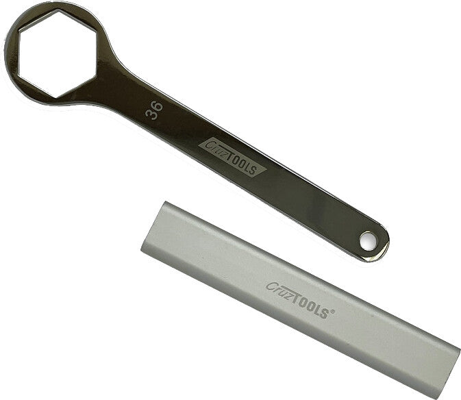 Cruz Tools 57-00240 AW36X 36MM AXEL WRENCH W/EXT. FOR PAN AMERICA / INDIAN FTR