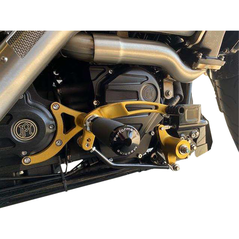 Performance Machine (pm) Mid Control - 0035-1175M-SMG For Harley Touring 2017-2021