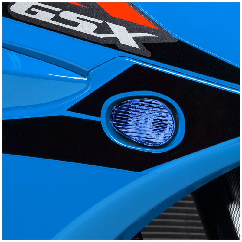 Hot Bodies Flush Mount Signal TS Blue - 61701-0102 Suzuki 1000 / 1000R 2017-2023