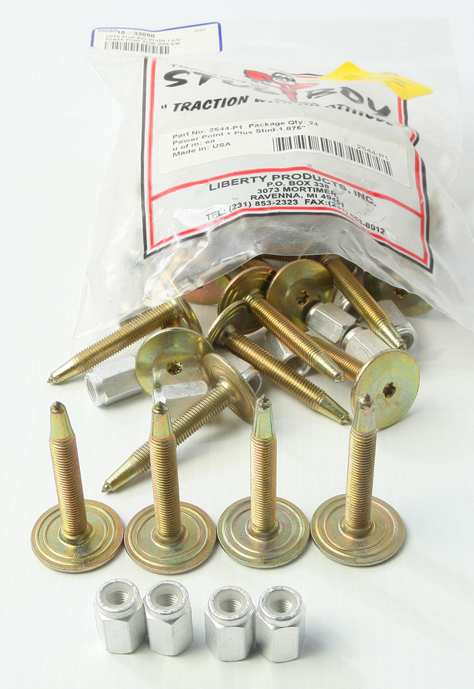 Stud Boy 18-33080 2544-P1 POWER POINT PLUS PRO STUDS 1.875" 24/PK