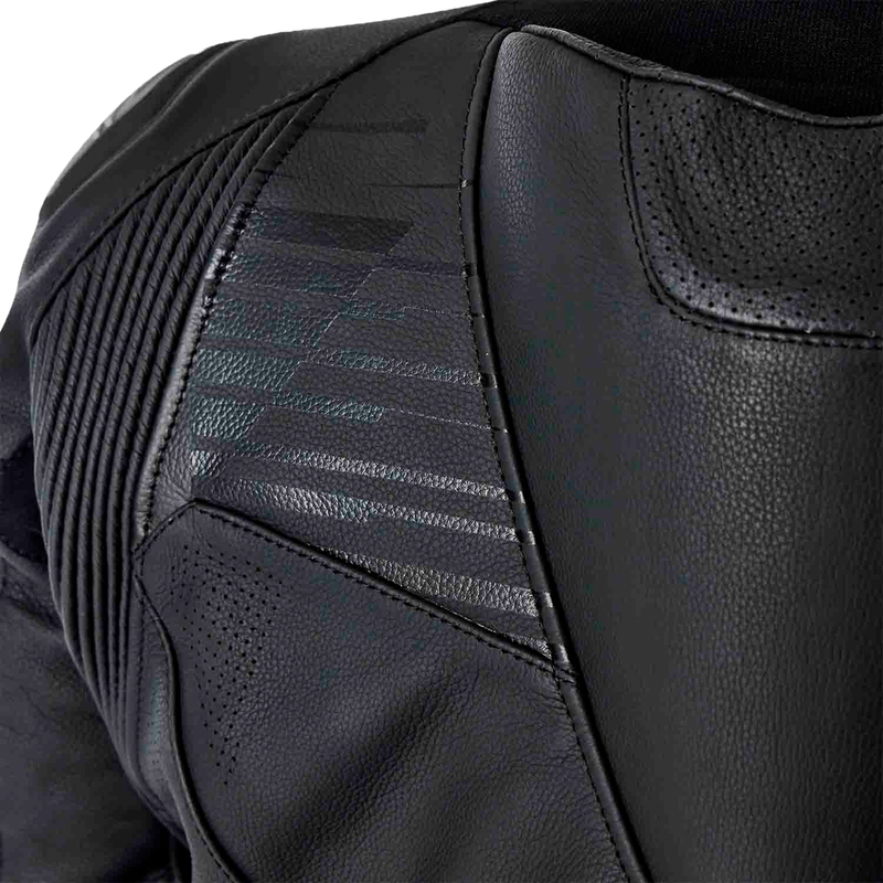Rst 556-3635140 103635WHI-40 TRACTECH EVO D3O JACKET BLK/WHI LEATHER SM