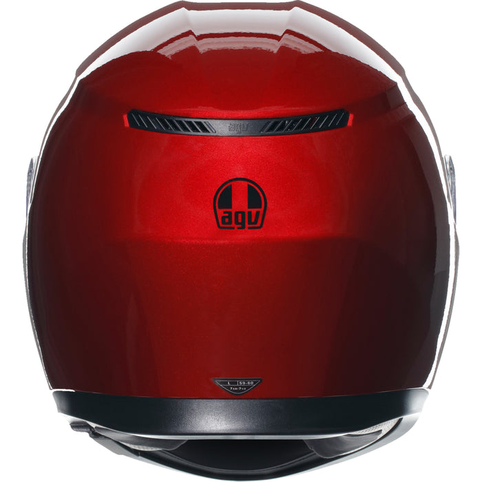 AGV 0101-15539 21183810040162X K3 Mono Helmet K3 Helmet - Competizione Red - 2XL