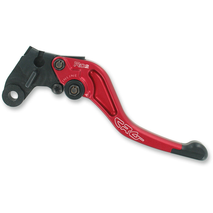CRG 0613-0717 2AN-642-H-R RC2 Shorty Clutch Lever Clutch Lever - RC2 - Short - Red