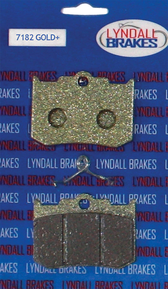 Lyndall Brakes Brake PAD G+ PM 4PST - 7182 GOLD+ For Indian Scout / Spirit / Chief 2001-2003