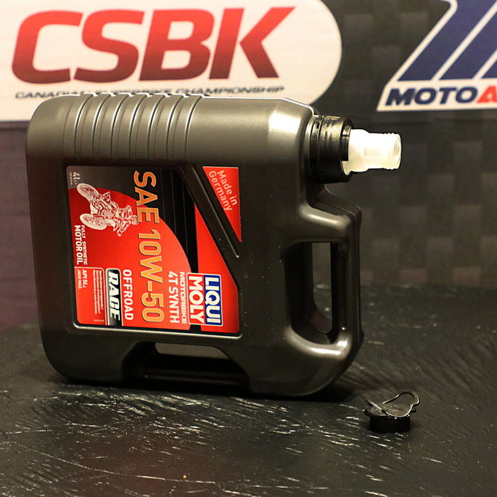 LIQUI MOLY 3601-0679 20080 Offroad Race Synthetic 4T Engine Oil Off-Road Synthetic Oil - 10W-50 - 4L