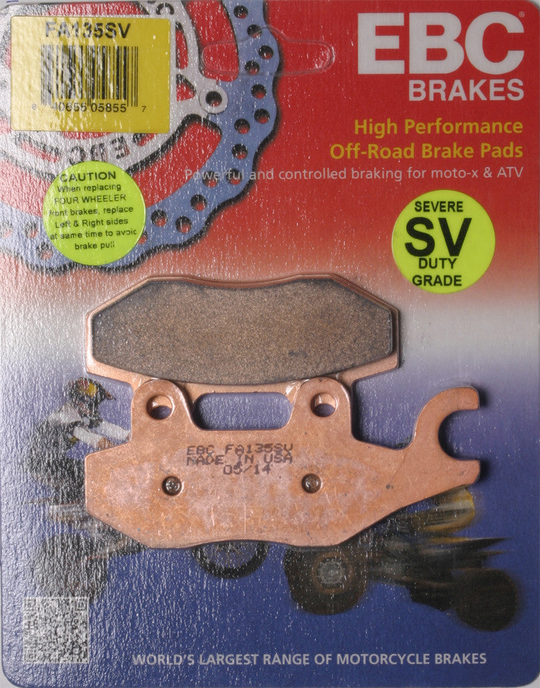 EBC Brake Pads - FA135SV For Bennche Bighorn / Spire / Cowboy 2013-2016 | Can-Am Commander 2011-2015