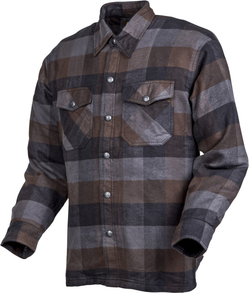 Scorpion Exo 75-55065X 13603-10 COVERT MOTO FLANNEL BLACK/BROWN/GREY 5X