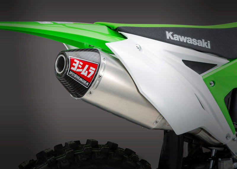 Yoshimura RS-4 Header Canister END CAP Exhaust System SS-AL-CF - 242930D320 Kawasaki KX 250 2017-2020
