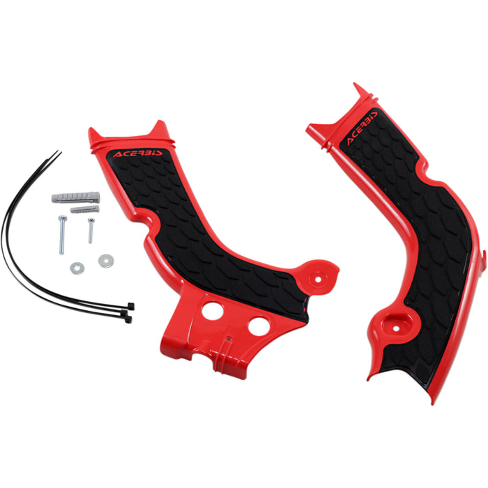 ACERBIS 0505-1720 2736331018 X-Grip Frame Guards red/black - honda