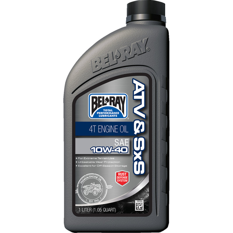 BEL-RAY 3601-0144 99050-B1LW ATV & SxS Mineral 4T Engine Oil ATV & SxS Mineral Oil 10W-40 - 1L