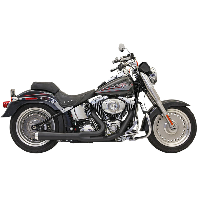 Bassani Xhaust Road Rage 2-Into-1 Exhaust System - 12122J For Harley Softail 1986-2017