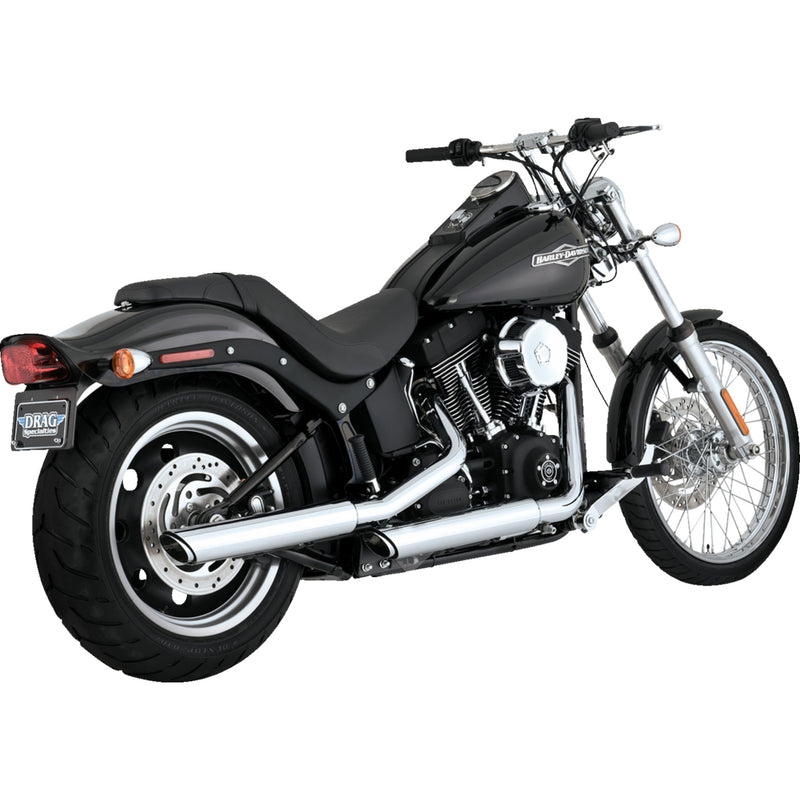 Vance & Hines Twin Slash Muffler - 16834 For Harley Softail 2007-2009