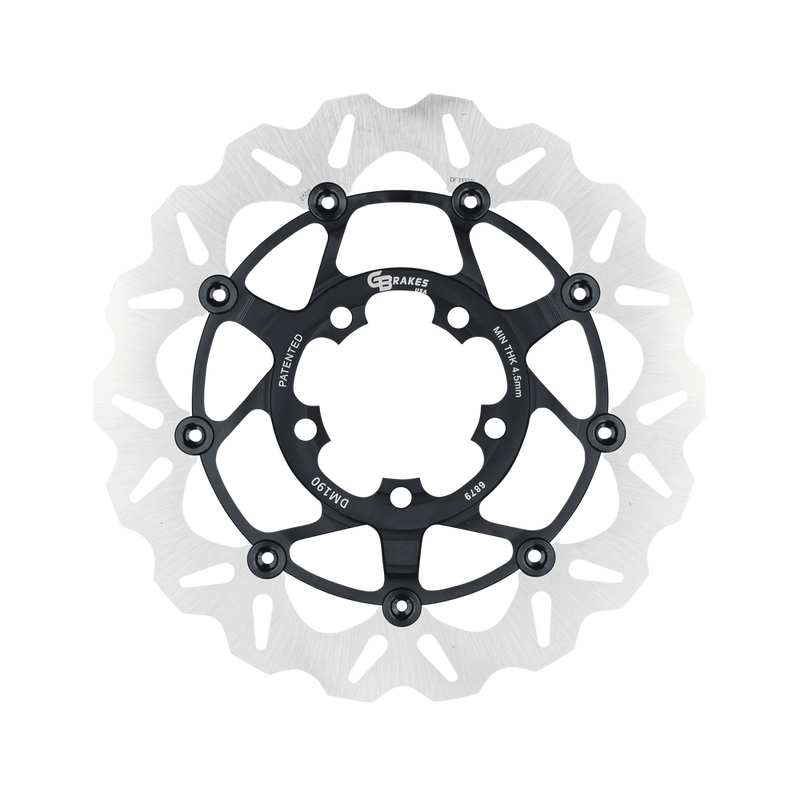 Gbrakes 17-DU040 GBDU040 WAVE ROTOR FRONT