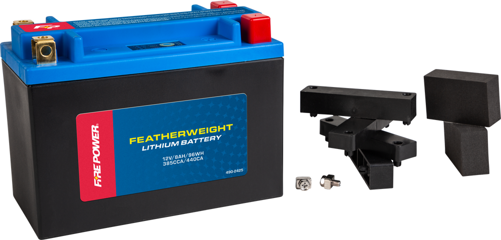 Fire Power 490-2425 HJTX20HQ-FP-B FEATHERWEIGHT LITHIUM BATTERY 385 CCA 12V/96WH